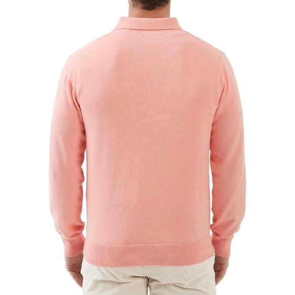 Kallspin Men's Cotton Knit Polo Sweater Classic Casual  Collared Pullover 3XL - Picture 5 of 15